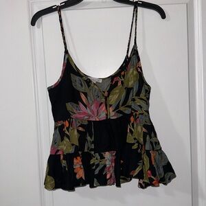 Floral tank top